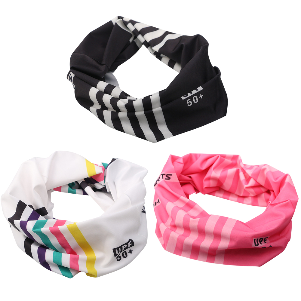 

Seamless Silk Scarf Outdoor Riding UV Protection Breathable Face Cover Mask, Black, 501 Original