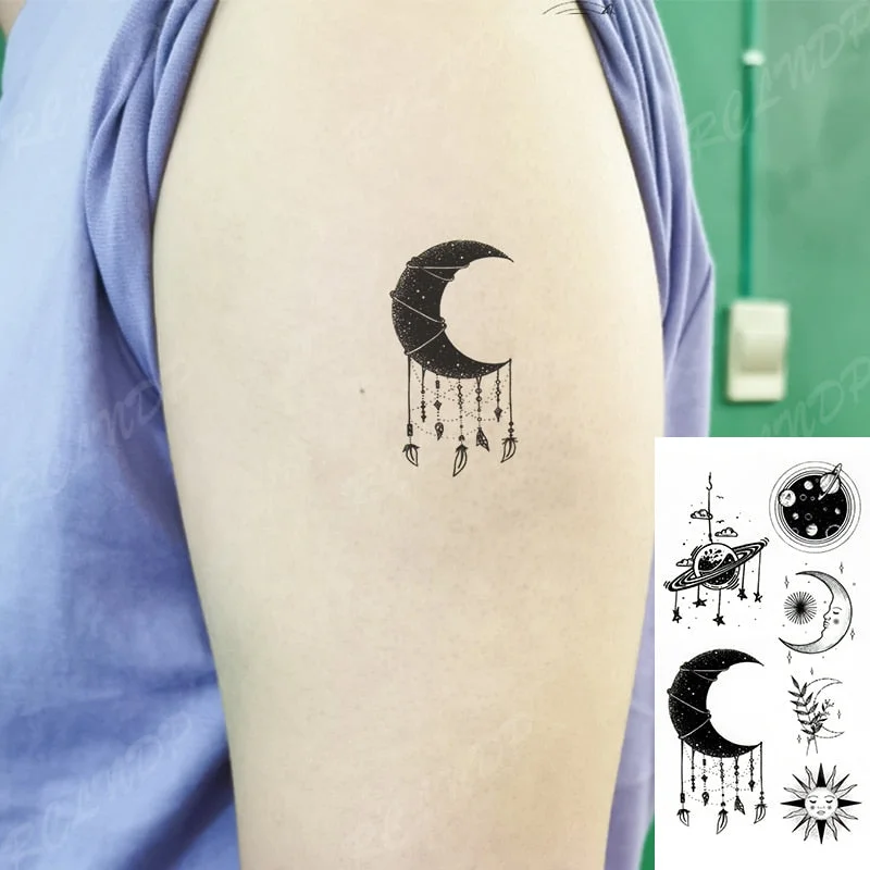 Waterproof Temporary Tattoo Sticker Music Note Tattoos Flash Fake Tatoo Tatouage Tatto For Men Women Kids