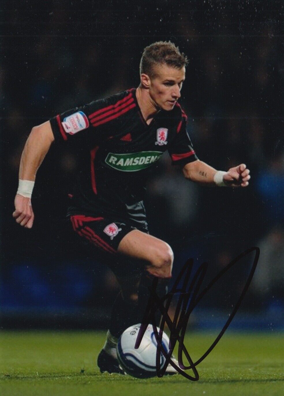 Joe Bennett Hand Signed 7x5 Photo Poster painting Football Autograph Middlesbrough 3