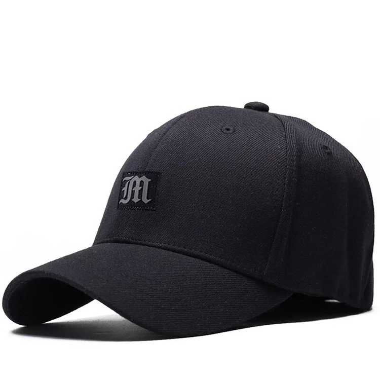 Man Fitted Hip Hop Hats Male Back Closed Outdoors Sport Hat Summer Cotton Snapback Cap Back Wear Baseball Hat 56-60cm