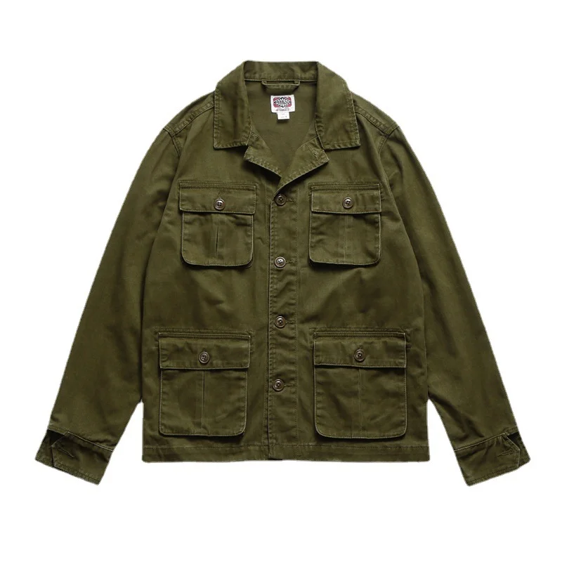 Men's Safari Jacket Vintage Cotton Jacket Mrlanz Safari Jacket Multi ...