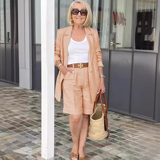 Suits & Two Piece Sets For Mature Older Women Over 40, 50, 60, 70 - OlderIn  Seniors & Elderly Fashion