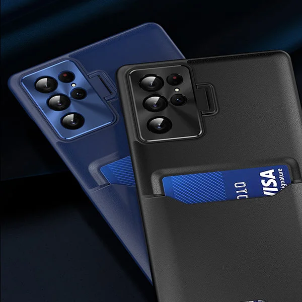 Samsung Card Slot Metal Bracket Phone Case