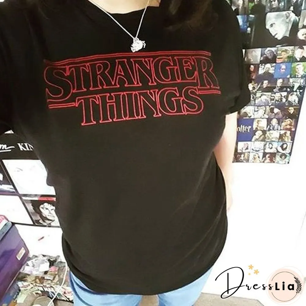 New Unisex Fashion T-Shirt Letter Print Short Sleeve Summer Fashion Sports Woman/Men T Tee Shirt