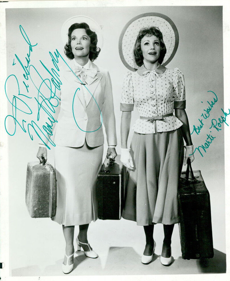 Nanette Fabray & Marti Rolph (Wonderful Town) (Vintage) signed Photo Poster painting COA