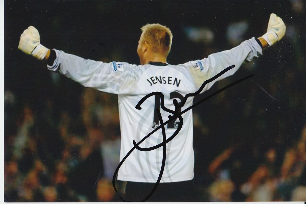 BURNLEY HAND SIGNED BRIAN JENSEN 6X4 Photo Poster painting.