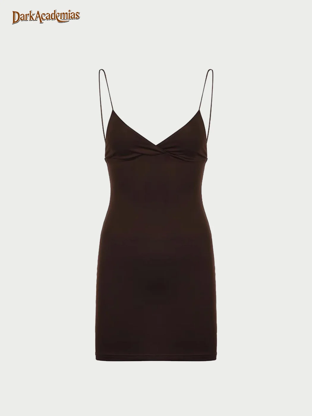 French Vintage V-neck Slip Dress / DarkAcademias /Darkacademias