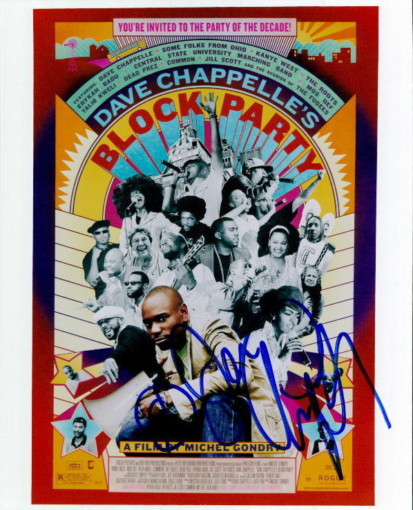 Dave Chappelle signed 8x10 Photo Poster painting COA