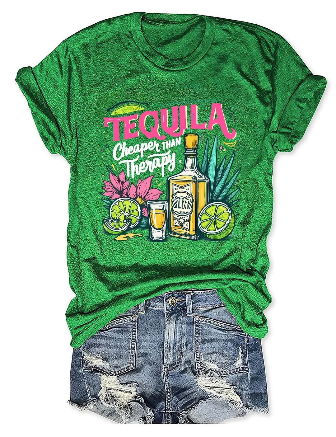 Tequila Cheaper Than Therapy T-shirt