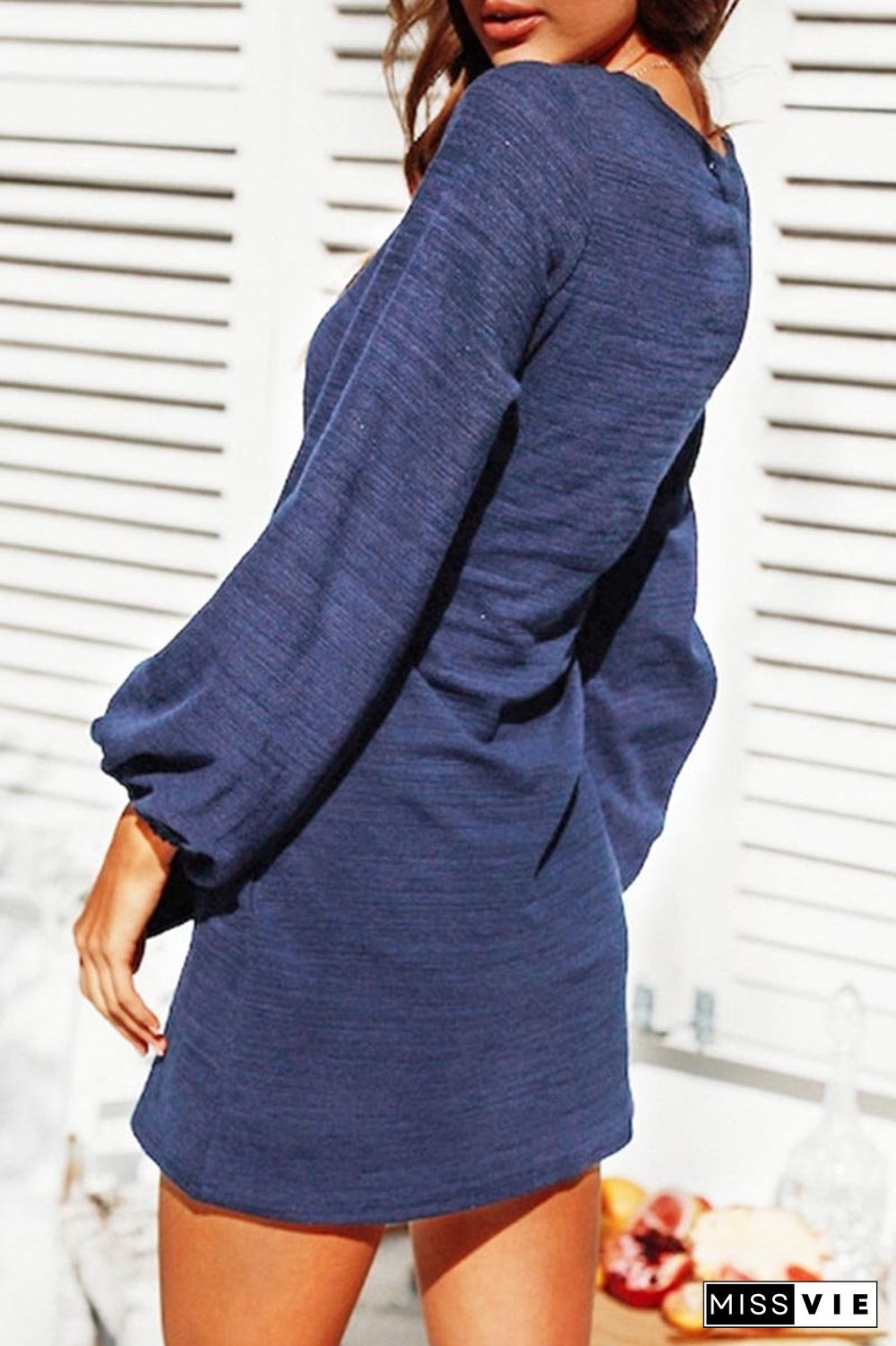 New Mini Dress With Belt(3 Colors)