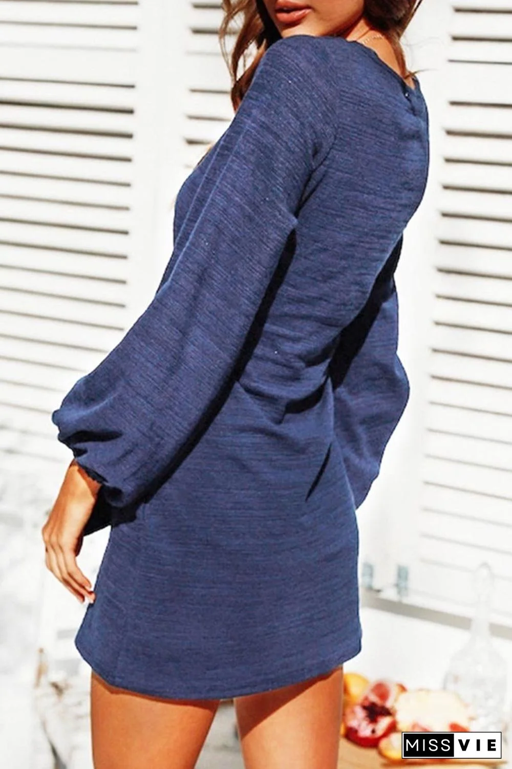 New Mini Dress With Belt(3 Colors)