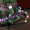 Electric Train Pendant On The Christmas Tree