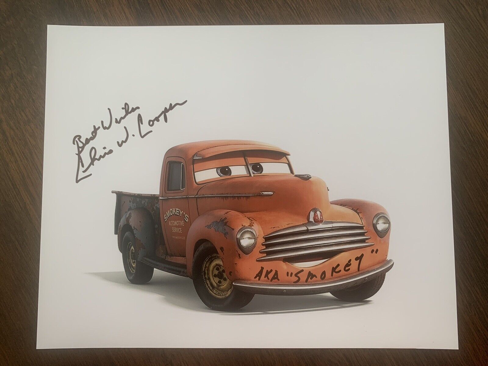 CHRIS COOPER Signed 8x10 Photo Poster painting Cars Smokey Autographed