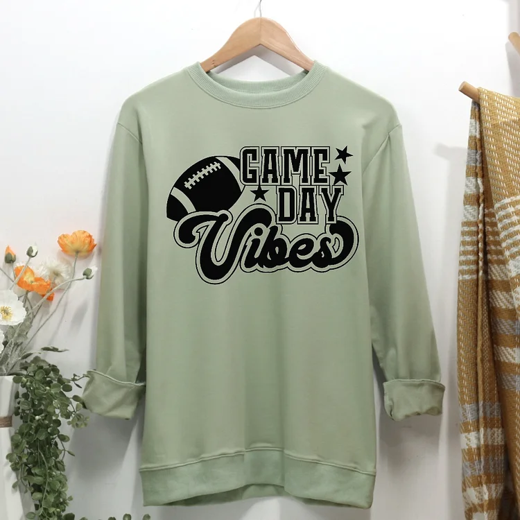 Game Day Vibes Women Casual Sweatshirt-Annaletters