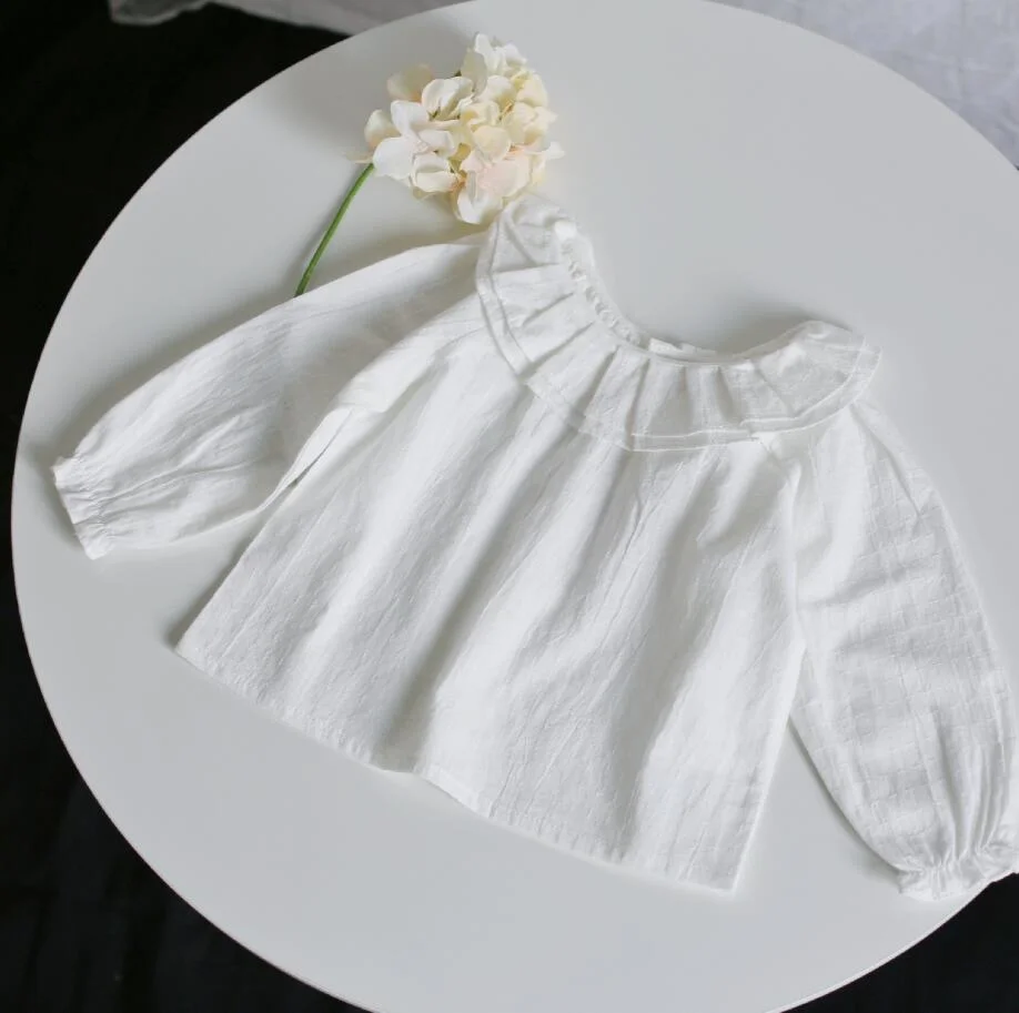 Autumn Girls T Shirts 2020 Cotton Brand T-shirt Toddler Shirts Baby Girl Long Sleeve Broken Flowers T Shirt Kids O-neck Clothes