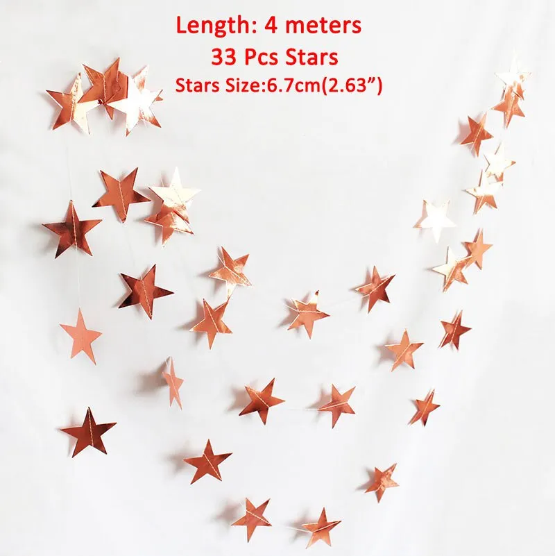 Rose Gold Number Foil Balloon Party Decorations Wedding Happy Birthday Party Kids Baby Shower Boy Girl Decor First 1st Supplies