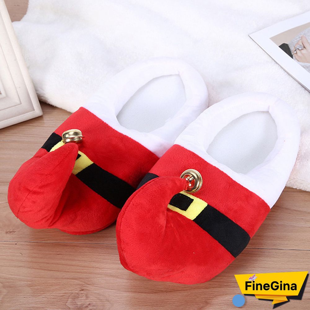 Brown Casual Living Patchwork Contrast Round Keep Warm Shoes