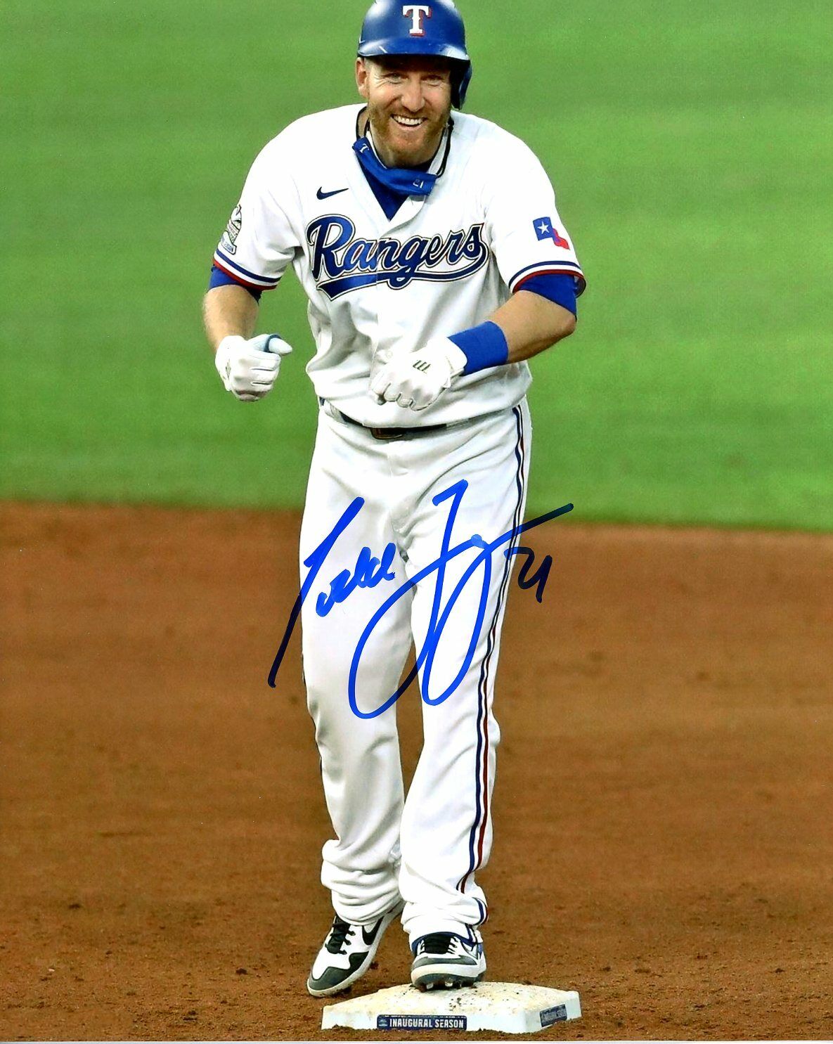 Todd Frazier Autographed 8x10 Texas Rangers#8