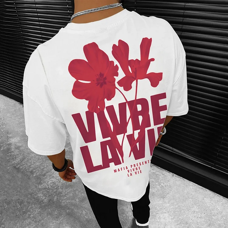 Oversized Trendy Print T-shirt