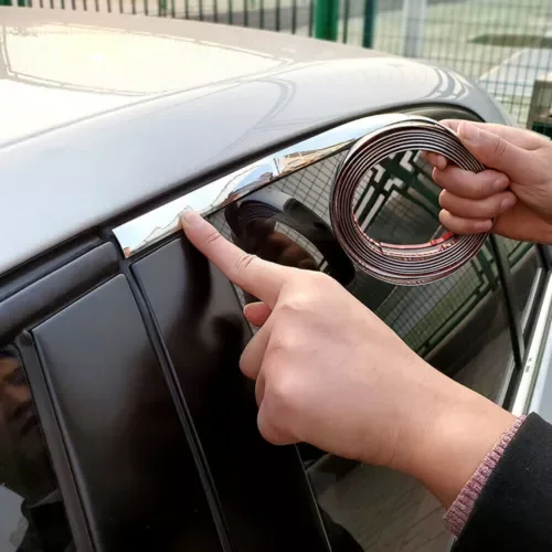 Dronehint Universal Car Parts Door Window Side Strip Chrome Sticker Exterior Accessories (For: Acura) Parts