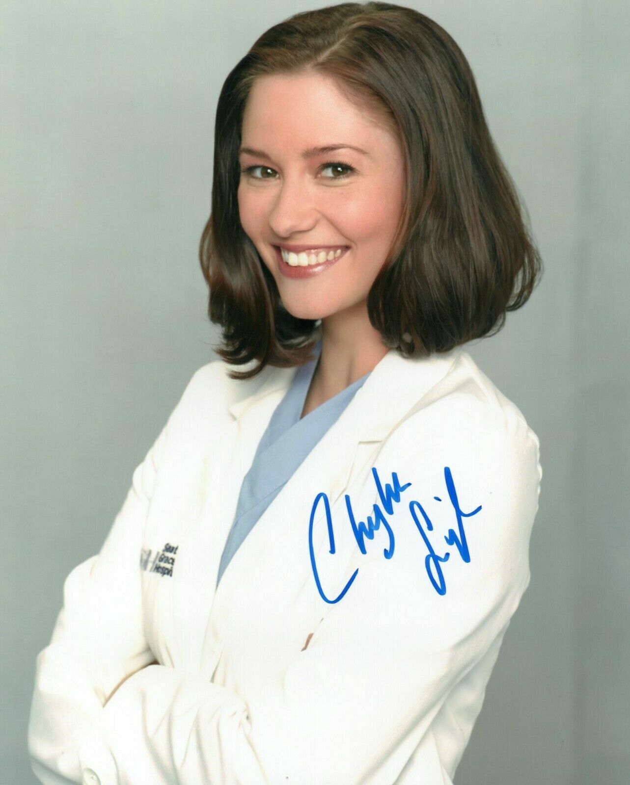 Chyler Leigh Autographed Signed 8x10 Photo Poster painting ( Greys Anatomy ) REPRINT