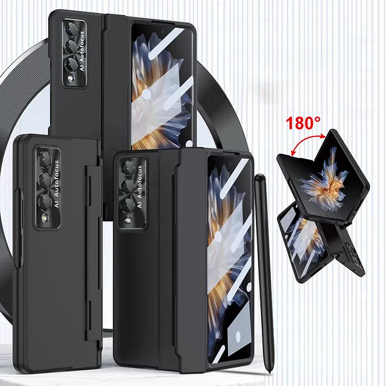 Armor Phone Case for Galaxy Z Fold 4/3 with Pen & Pen Slot