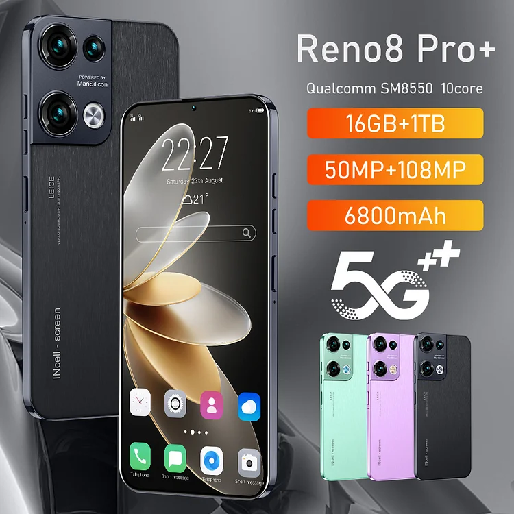 2024 New EUTENCO 7.3 Inch Reno8 Pro+