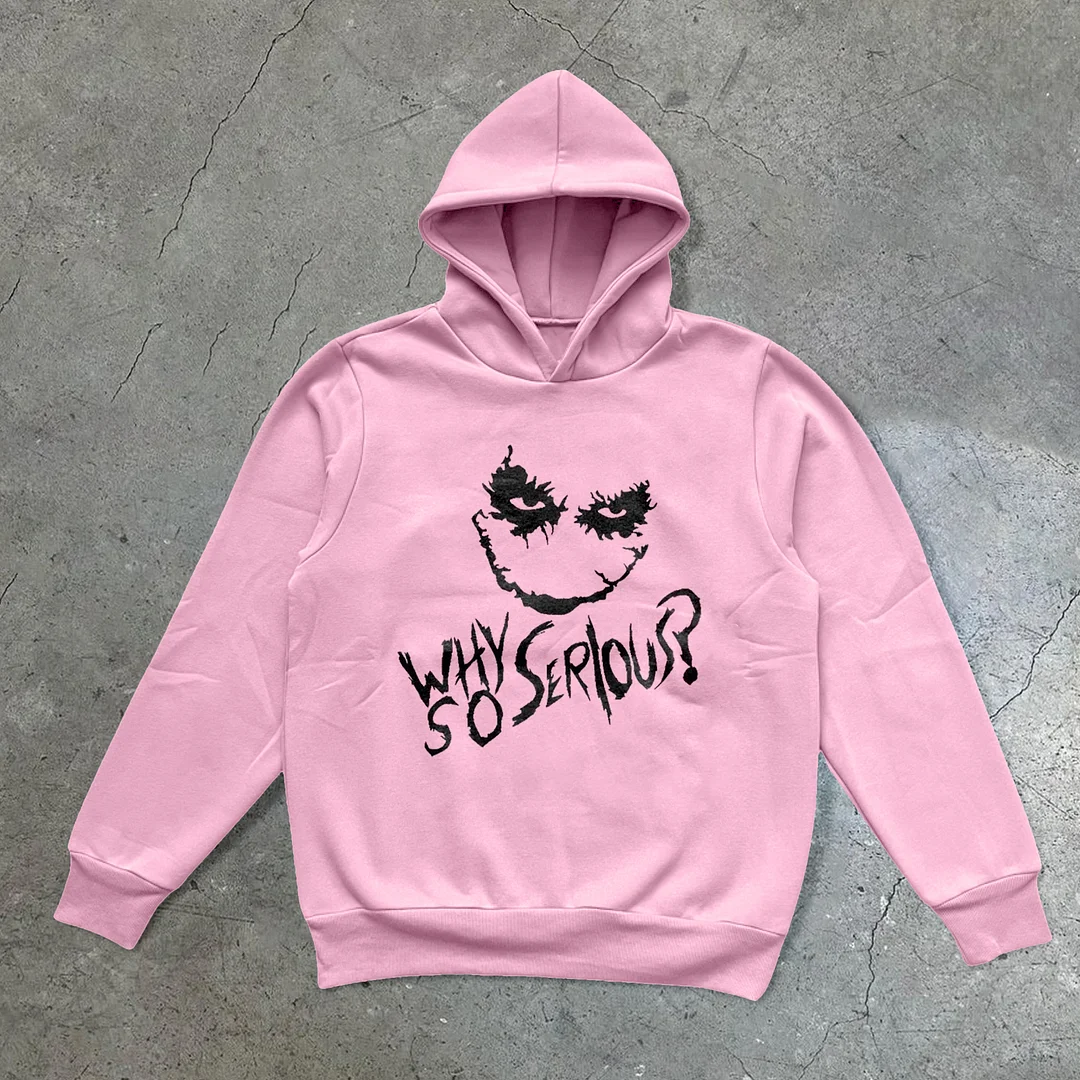 Trendy Retro Print Casual Hoodie