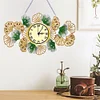 DIY Diamond Painting Special Shaped Art Clock Kits(Flower)