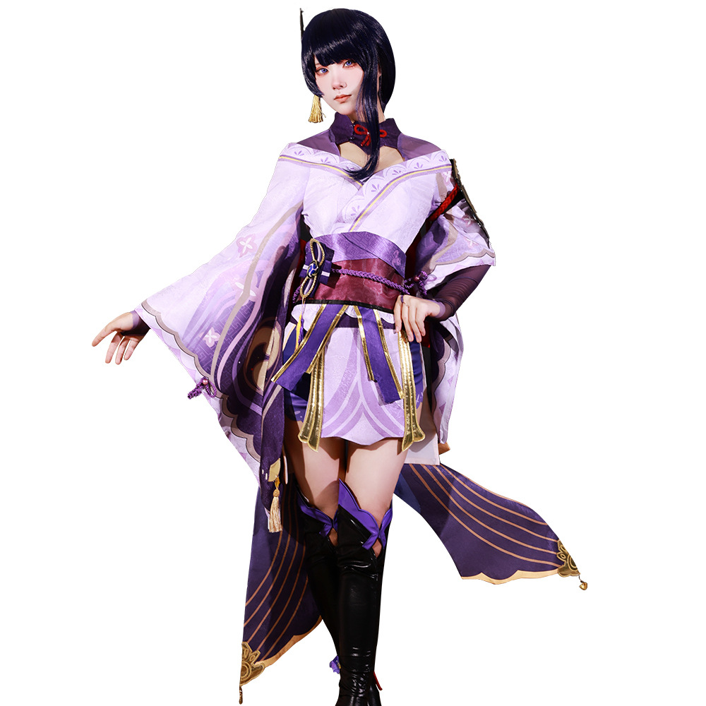 Premium Genshin impact Raiden Shogun Cosplay Costume