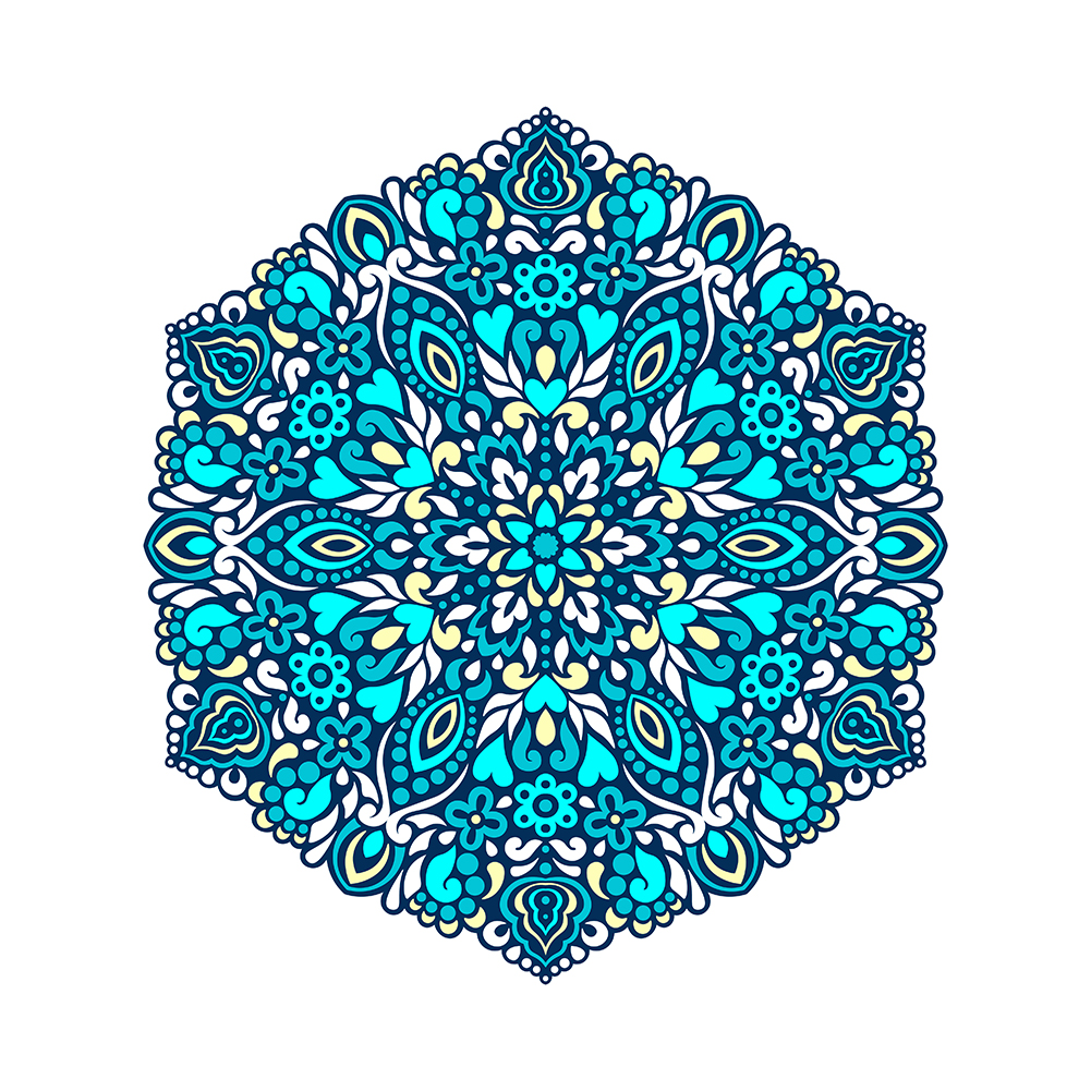

30*30CM - Mandala Datura Tree - Round Drill Diamond Painting, 501 Original