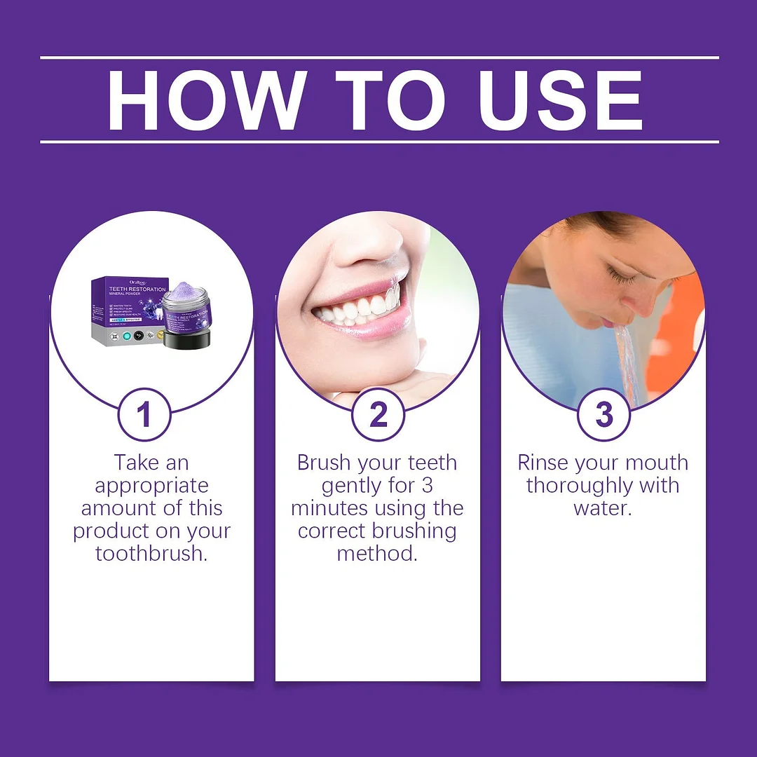 ORALHOE&trade; TeethRestoration Mineral Powder💋(ADA recommended)