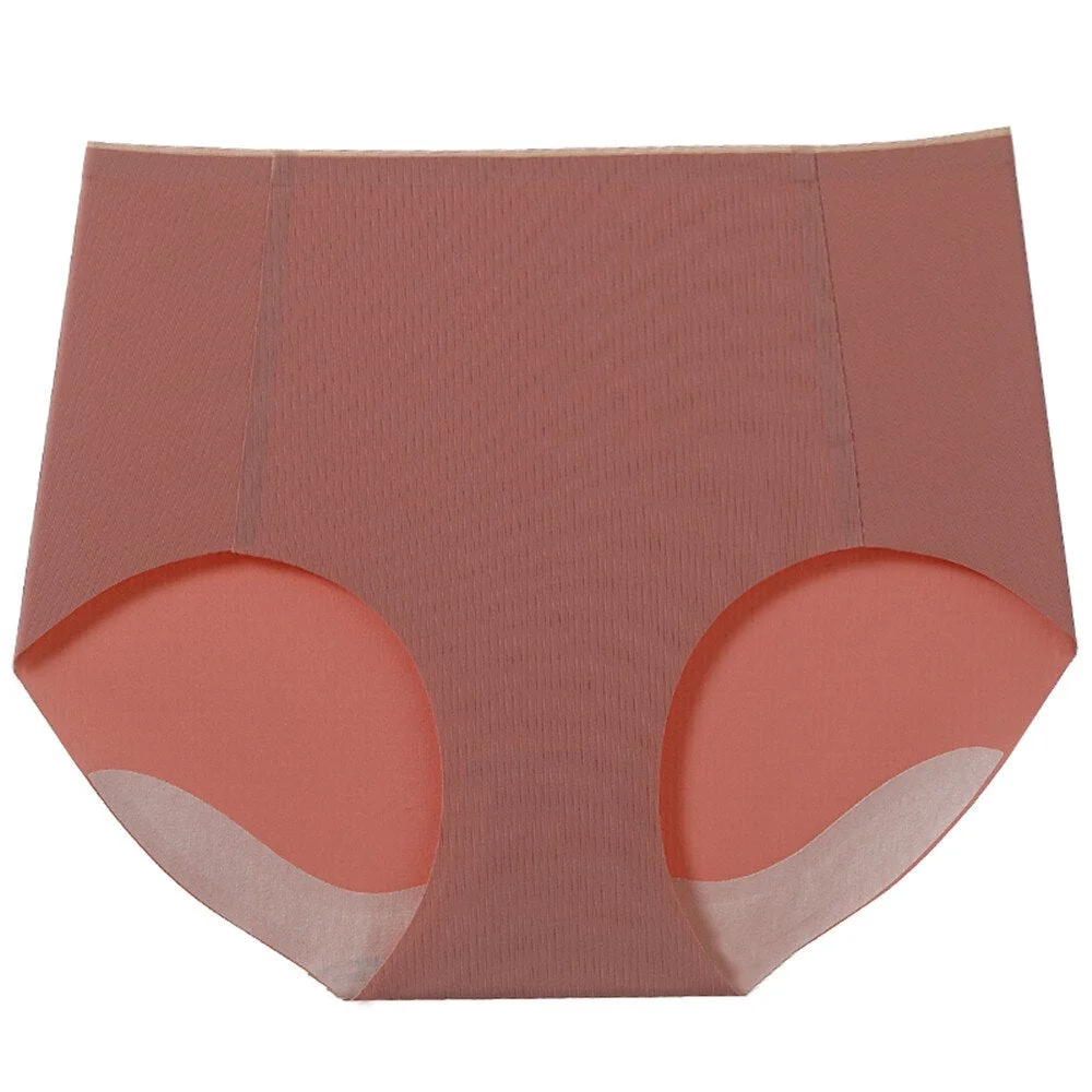 New Seamless Panties for Women High Waist Sexy Lingerie Women's Underwear Invisible Briefs Soft Solid Color Underpants Plus Size