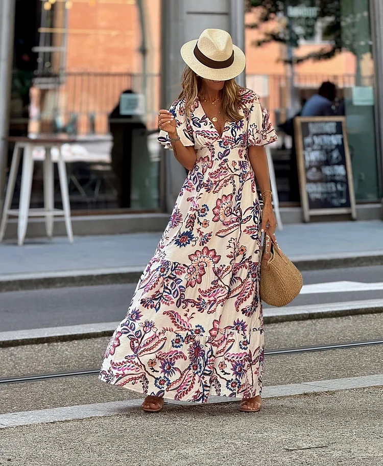 Ruffle Vacation Dress