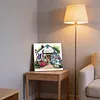 Framed Quilt Shop-Paint by Numbers Acrylic Painting 35*35CM With Color Box 5ML(24Colors)