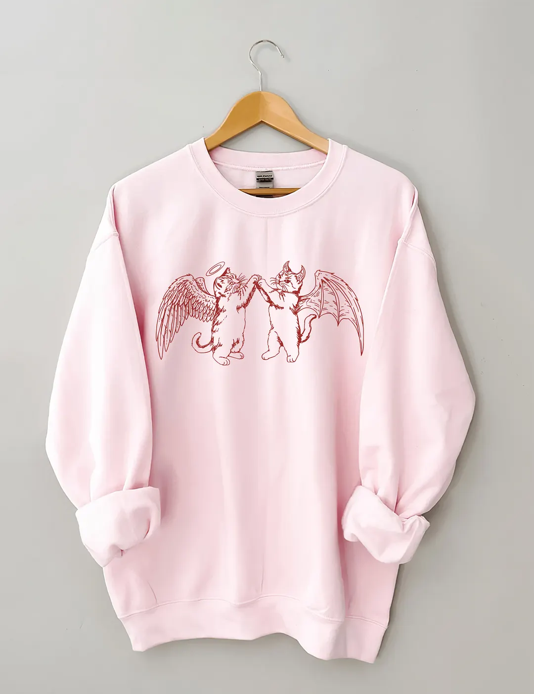 Angel Demon Cat Sweatshirt
