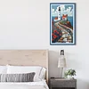 (US Local)Lighthouse-11CT Stamped Cross Stitch Kit(40x70cm)