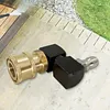 360 Rotating High Force Washer Adapters Adjustable Cleaner Universal Joint High Force Hose Connector for Car Garden