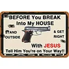 Gun - Metal Tin Signs(8*12Inch/12*16Inch)