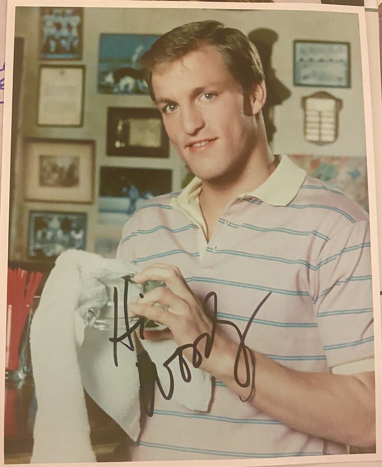 Woody Harrelson Signed Autographed 8x10 Color Photo Poster painting