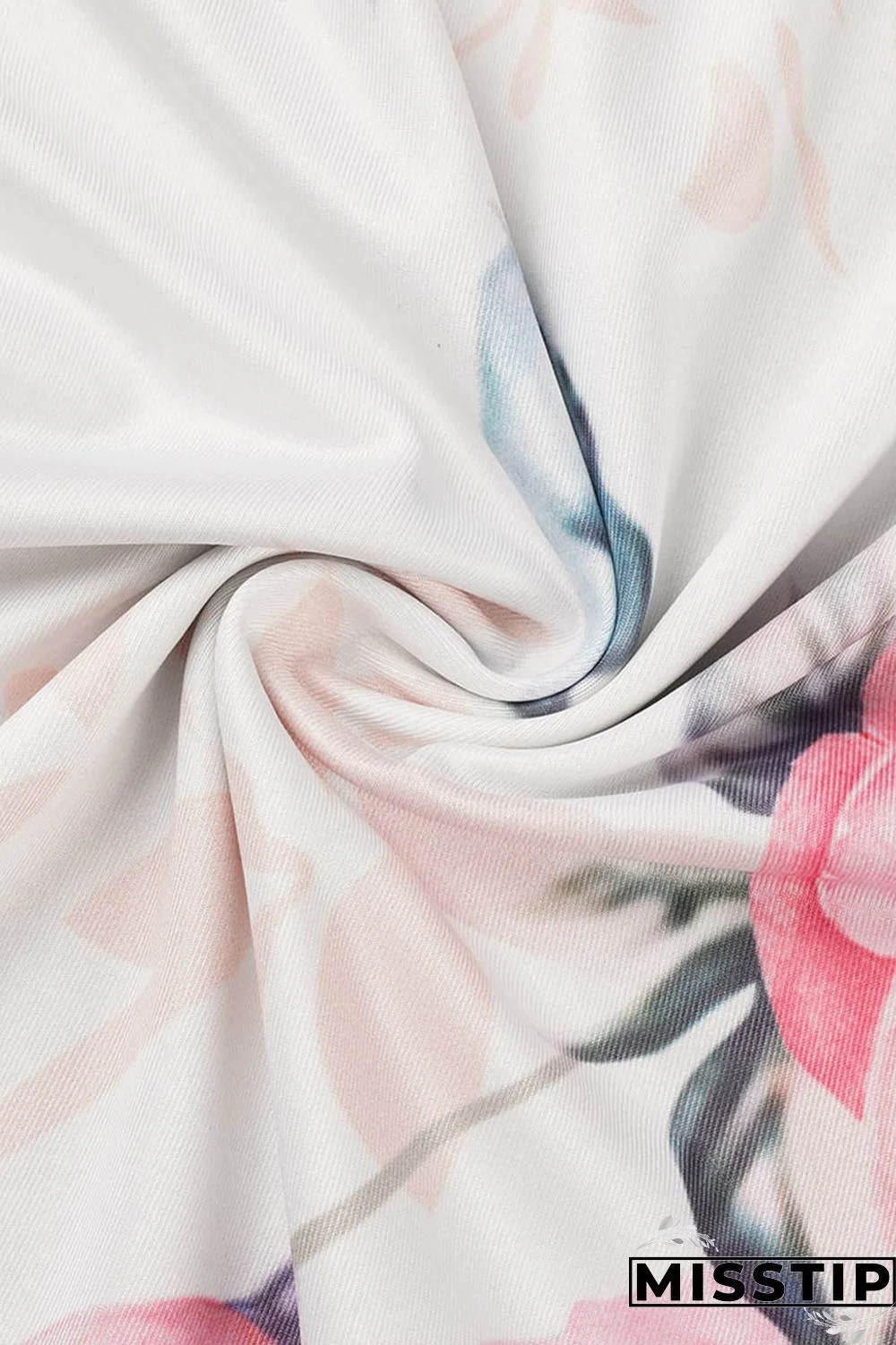 Grass Green Casual Print Patchwork Tops