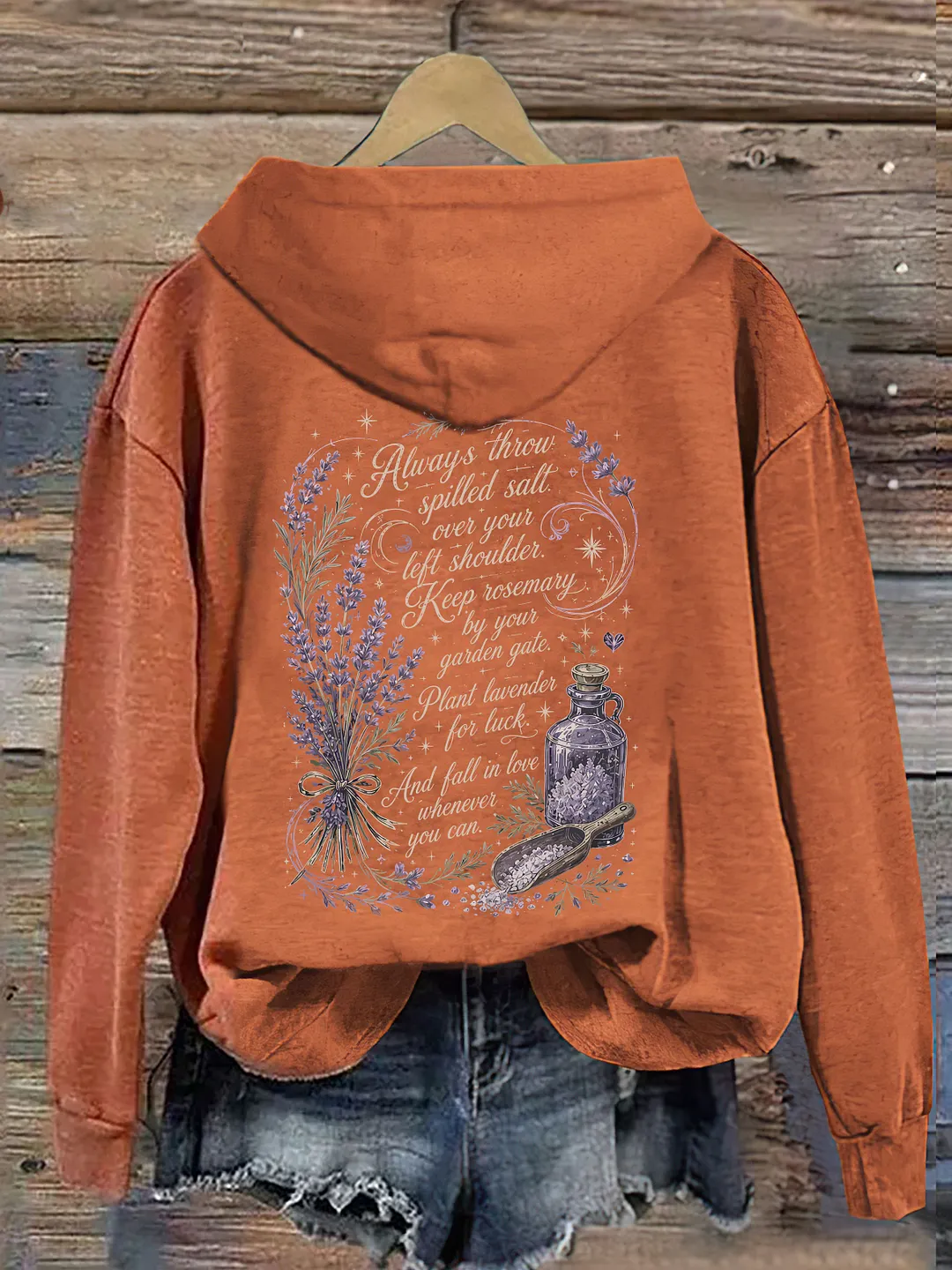 Plant Lavender For Luck Hoodie