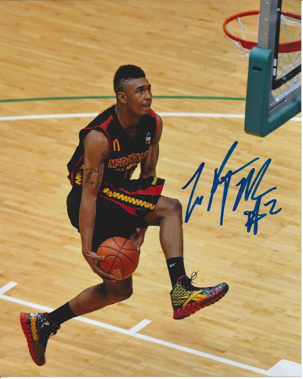 Le'Bryan Nash Autographed 8x10 Oklahoma StateB362