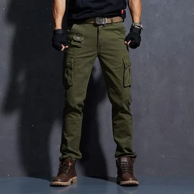 Men Casual Pants Military Tactical Camouflage Homme Slim Fit Cargo Pants