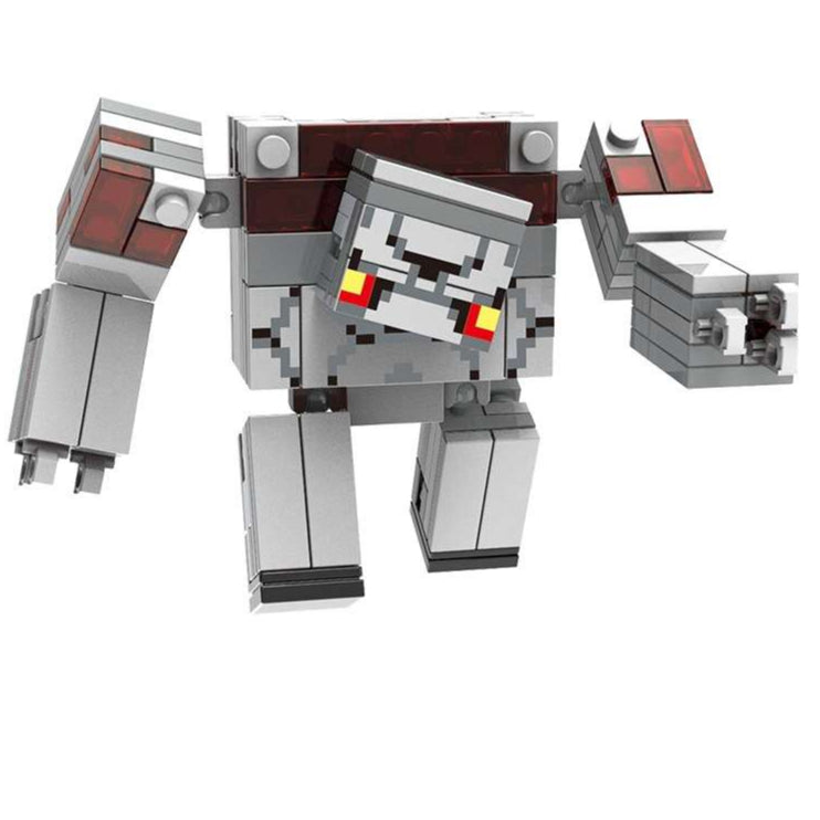 Redstone Golem Custom Minecraft Minifigure Minifigure Bricks monstertoys