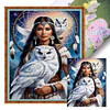 (Multi-Style) Supernatural Tv Series&Indian Girl Owl-11CT Stamped Cross Stitch 40*50/50*60cm(Big Size)
