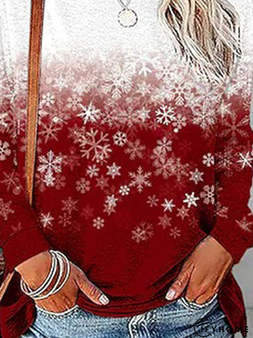 Jersey Loose Casual Long sleeve T-Shirt | IFYHOME