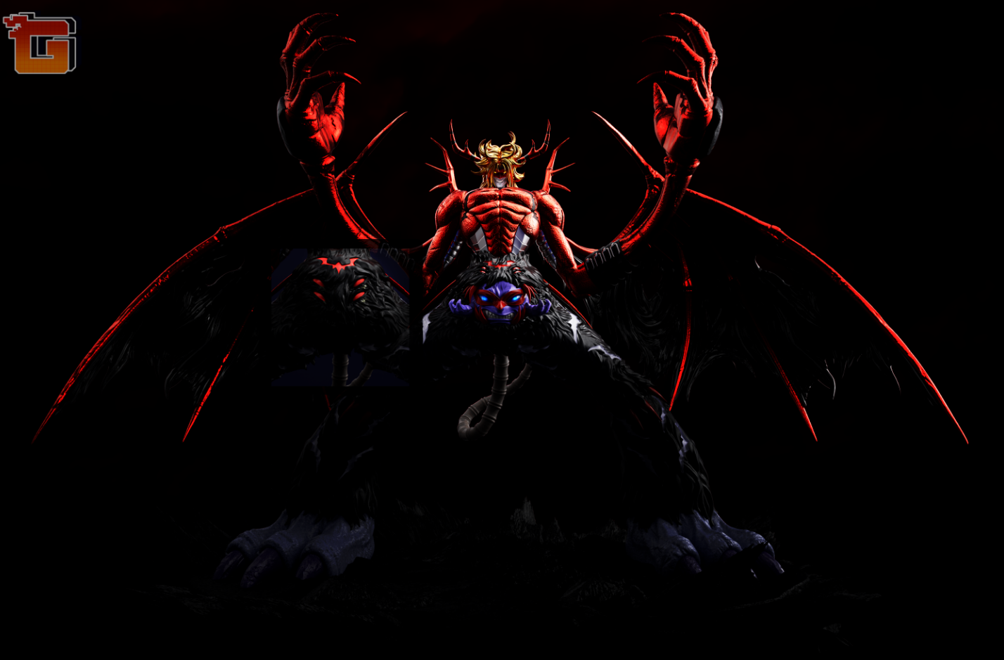 PRE-ORDER Three Go Studio - Digimon Venom Vamdemon 1/4 & 1/8