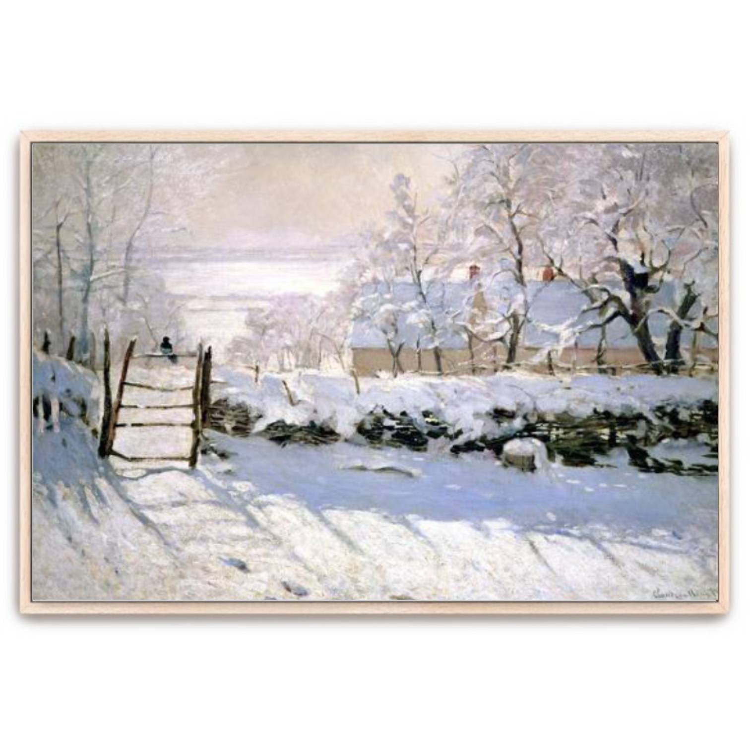The Magpie, 1869 - Works with frames