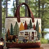 Forest Retreat Quilted Tote  Bag
